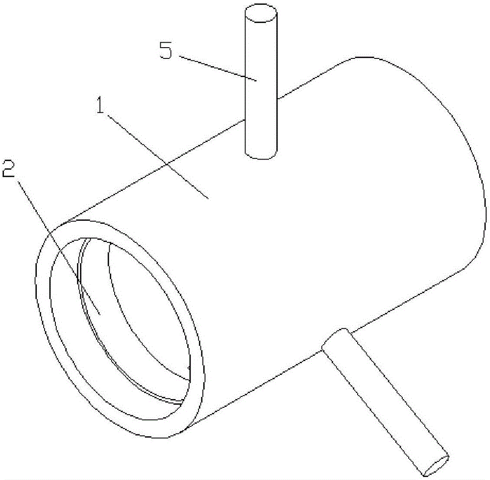 Scale cleaning device for oil pipe external thread