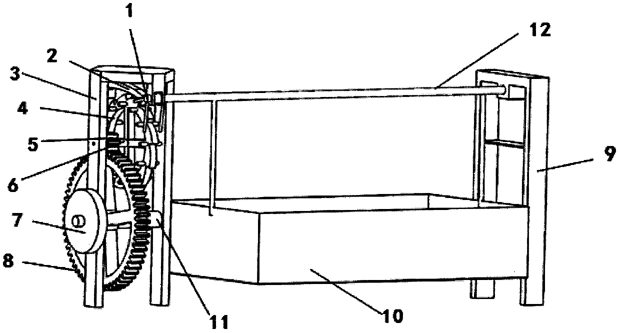 Energy-saving automatic cradle