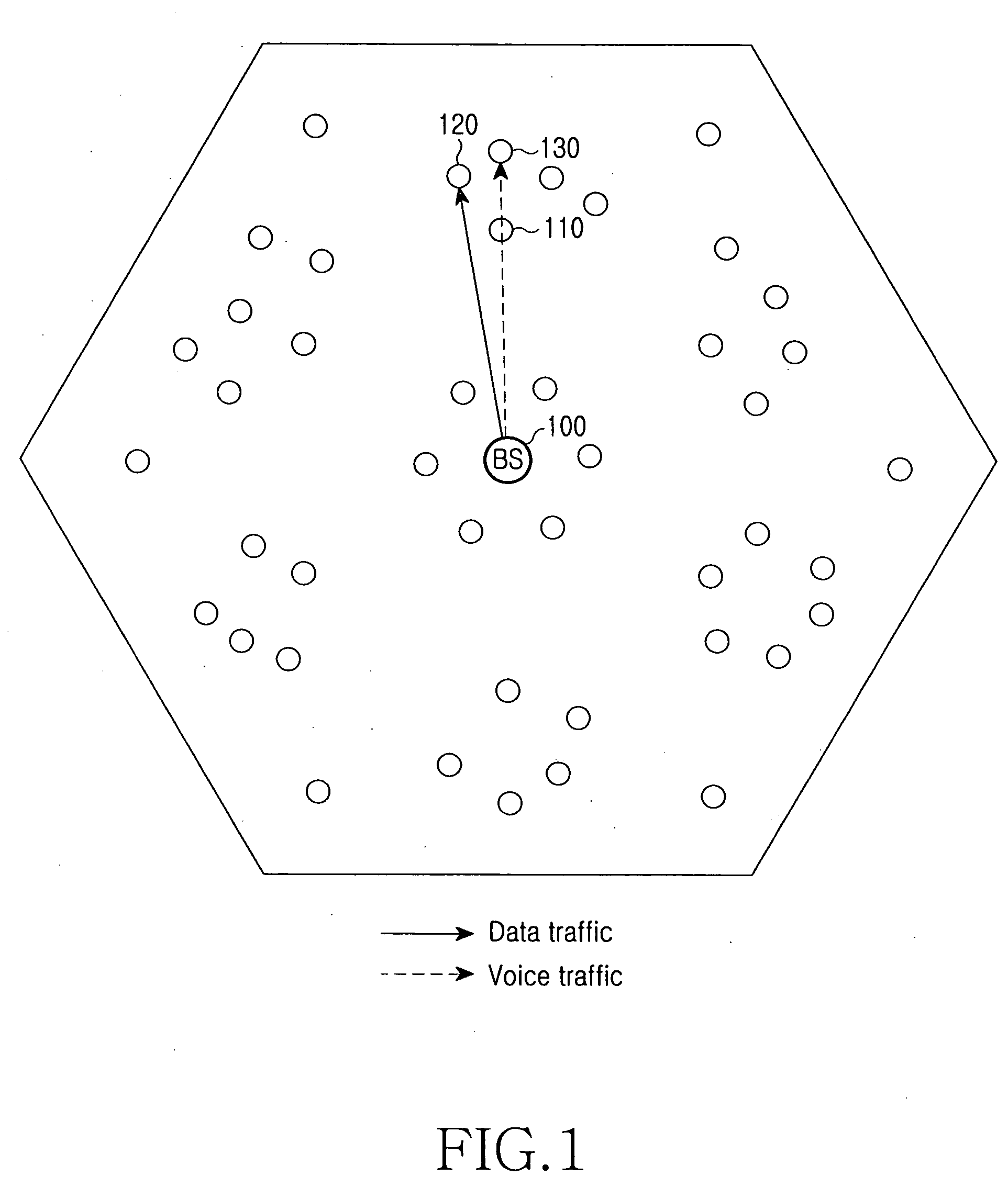 Hybrid wireless communication system and communication method using the same