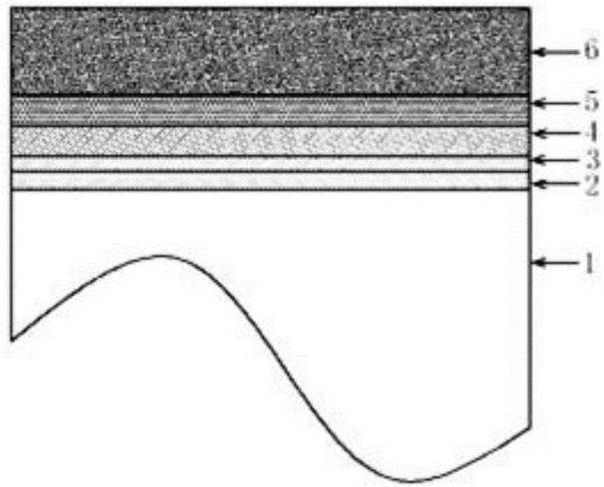 Hip prosthesis handle surface nanometer biological active coating and preparing method thereof