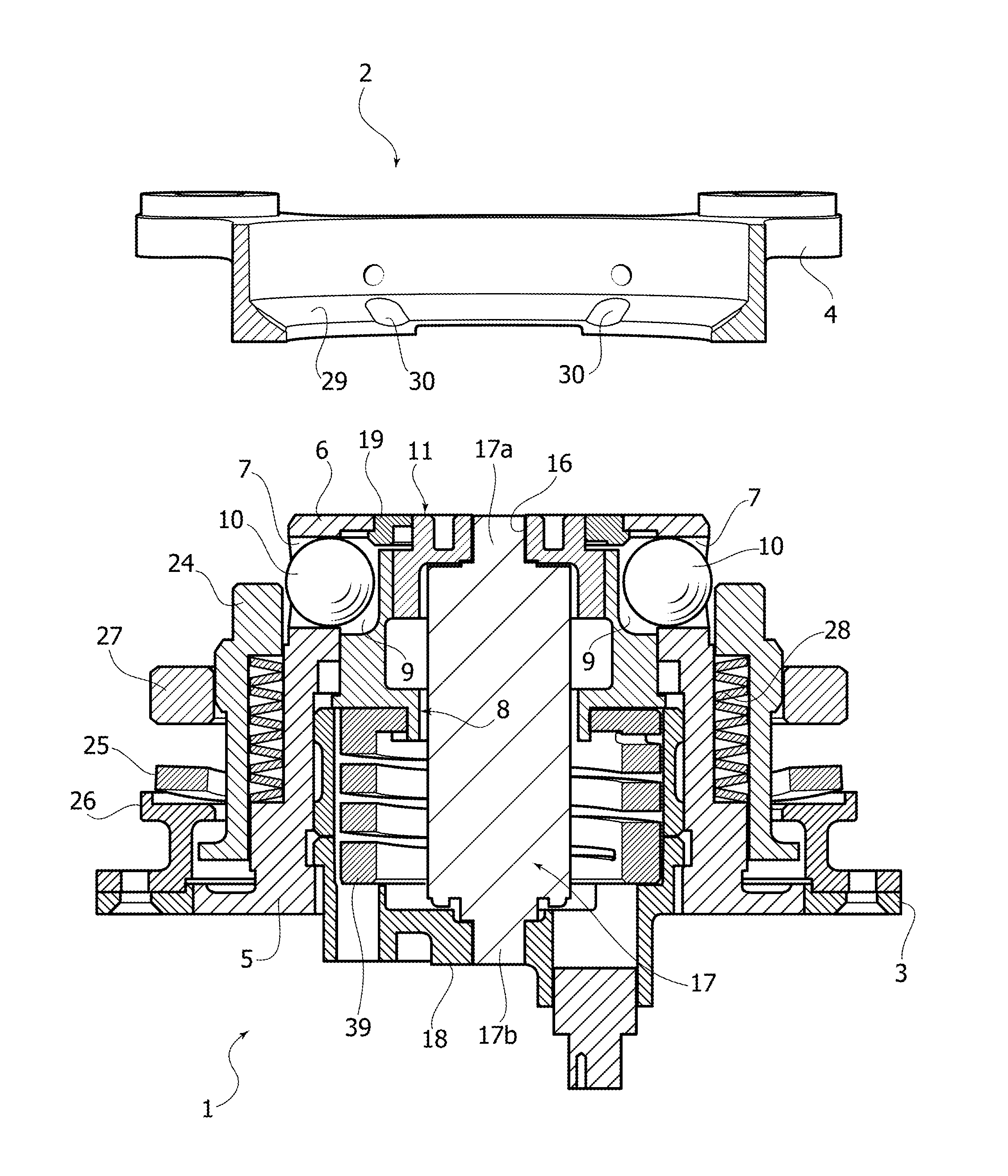 Device for holding and deploying apparatus for use in space