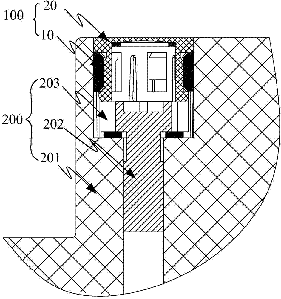 RFID sealing device of new electric energy meter, and sealing method