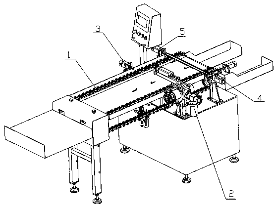 Hard pipe material filling production line