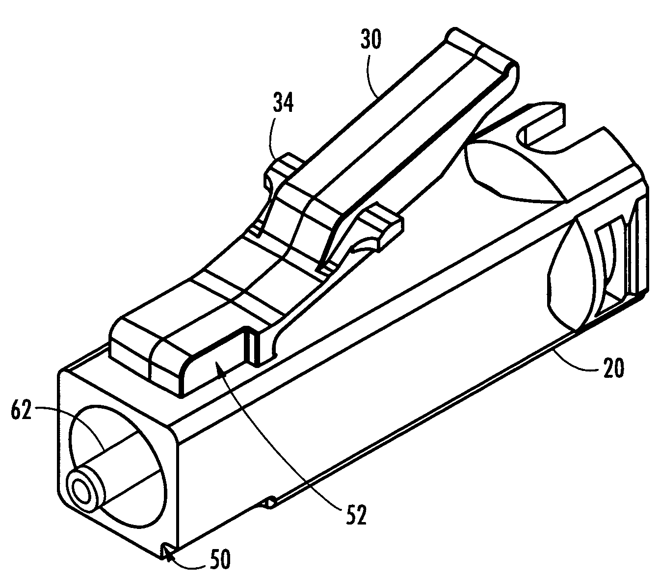 Secure fiber optic connector and adapter systems