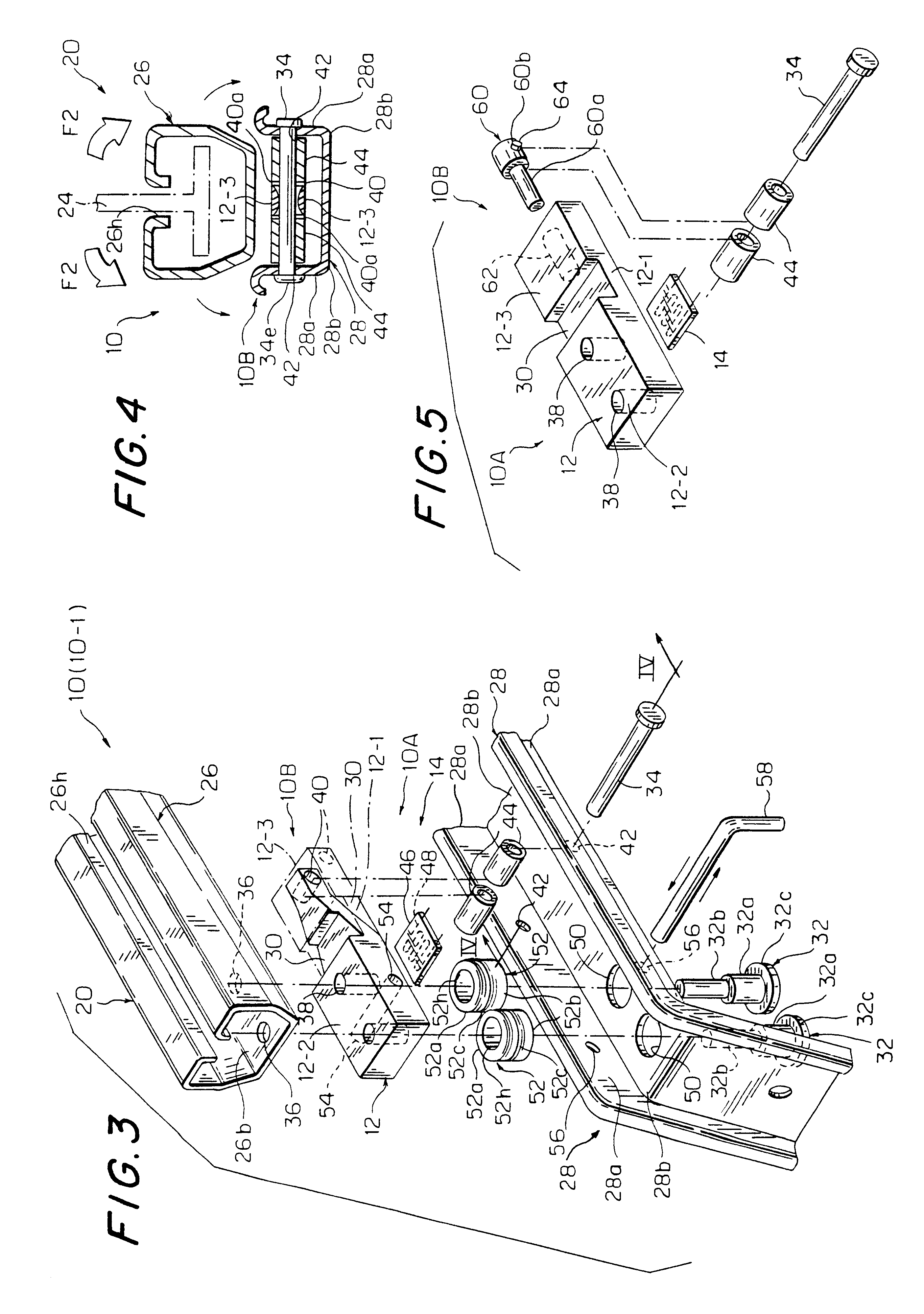 Load detection structure for vehicle seat