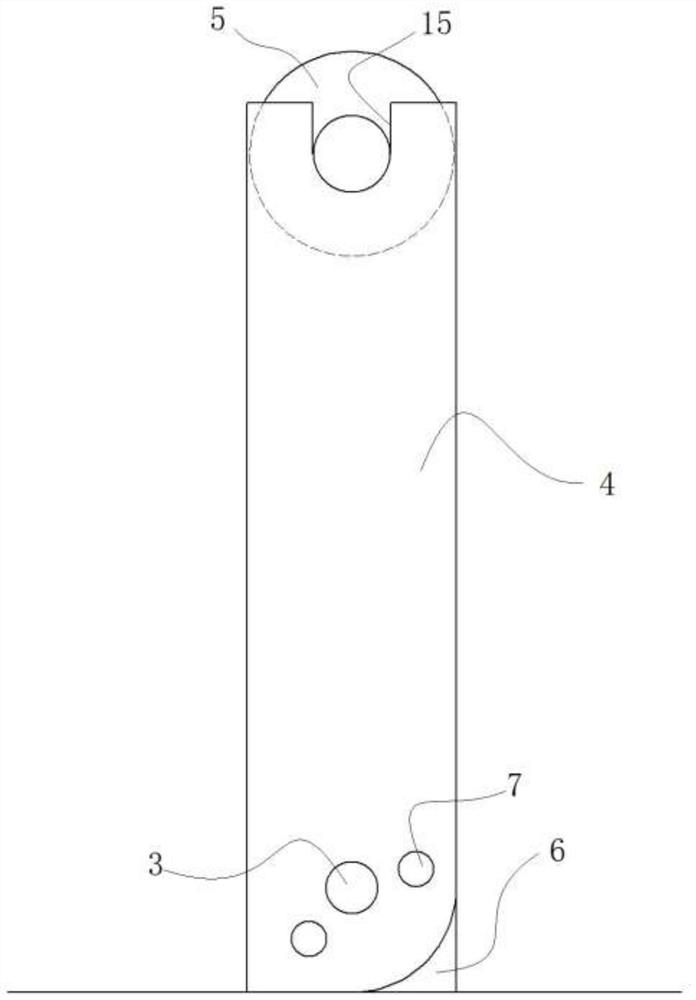 Split rotary type belt carrier roller bracket