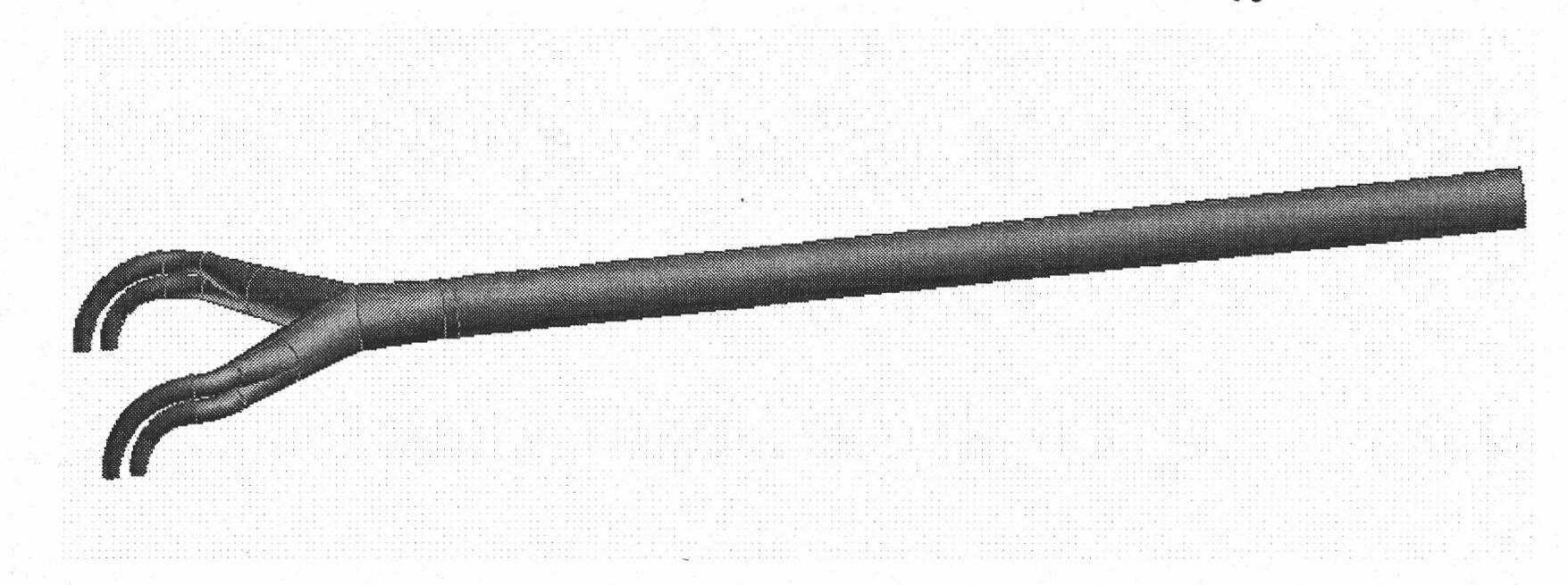 Low dropout decompression transfer line