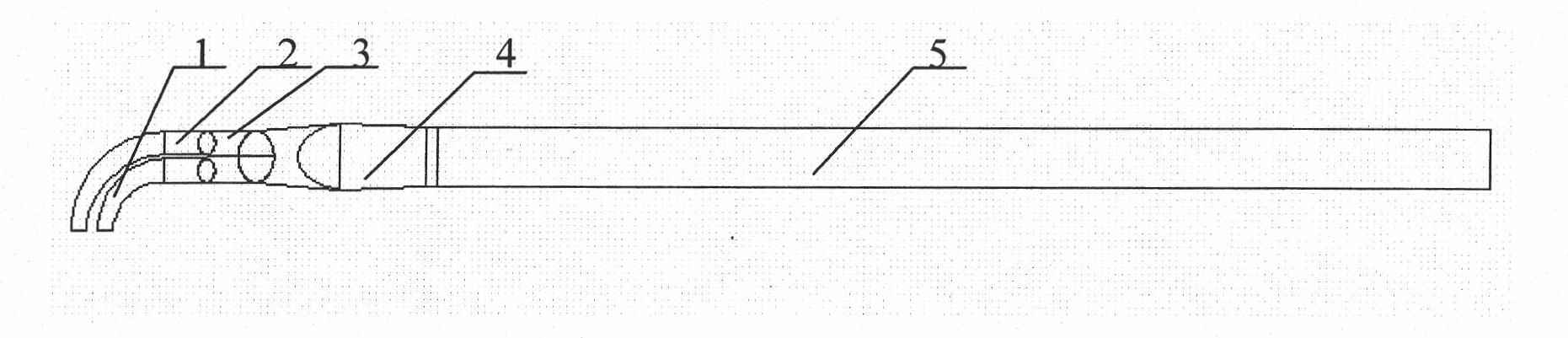 Low dropout decompression transfer line