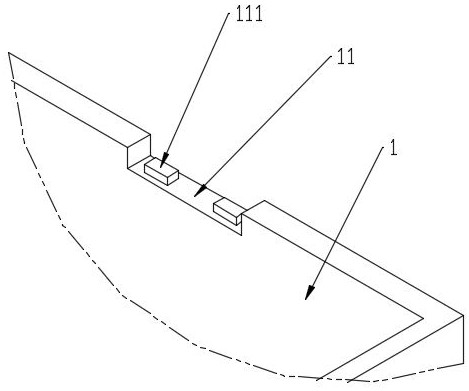 Linear transportation device for mechanical parts