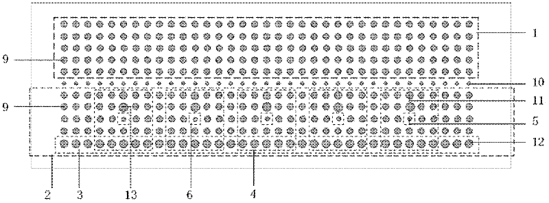 Side-coupled dual-channel optical waveguide transmission system for photonic crystal