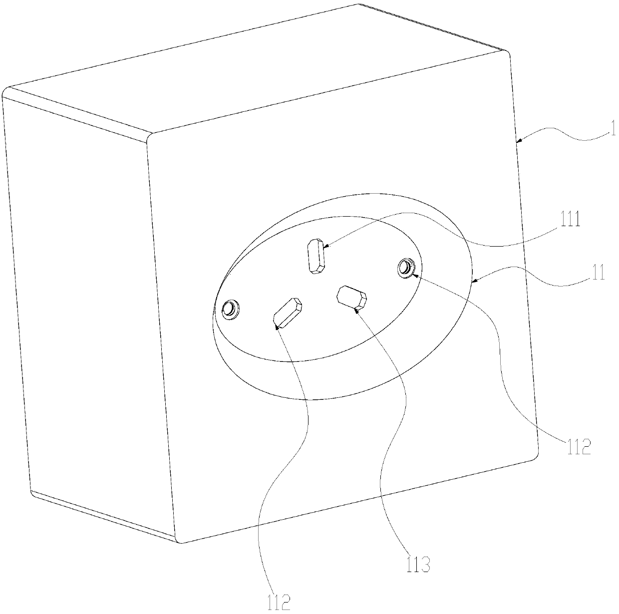 A waterproof touch socket