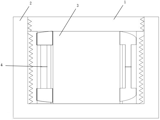 Borehole trajectory tracking short section damping device