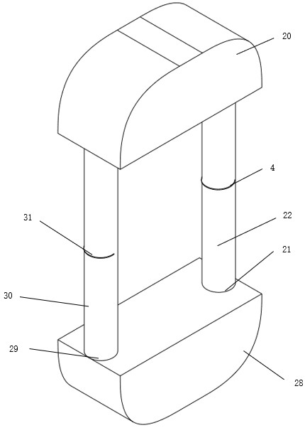 Borehole trajectory tracking short section damping device