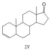 Industrial production method of 5 alpha-androst-2-ene-17-one