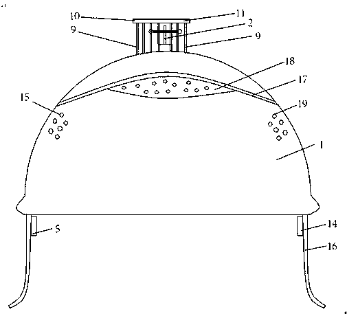 Live working safety helmet based on internet of things