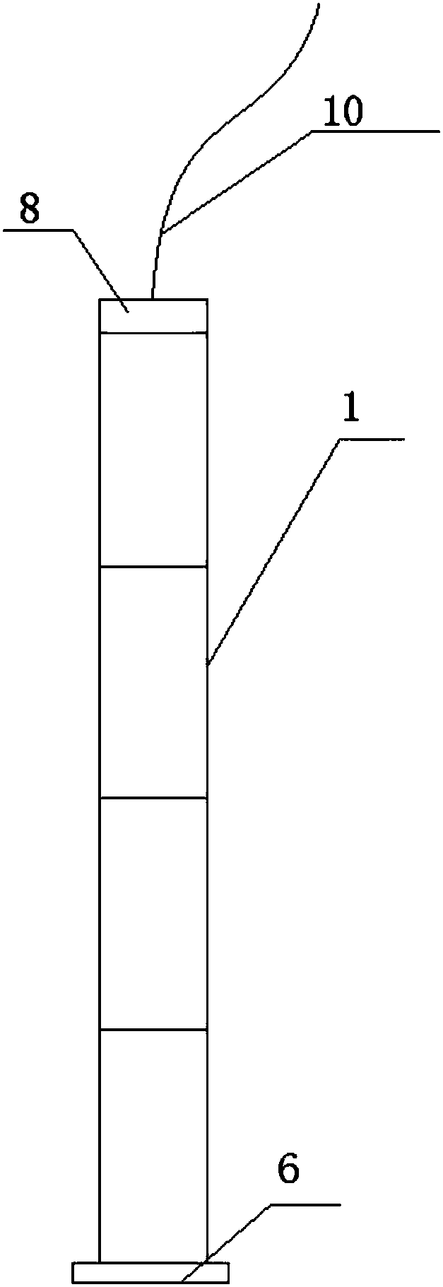 Horizontal joint fissure tunnel-smooth-excavation blasting method