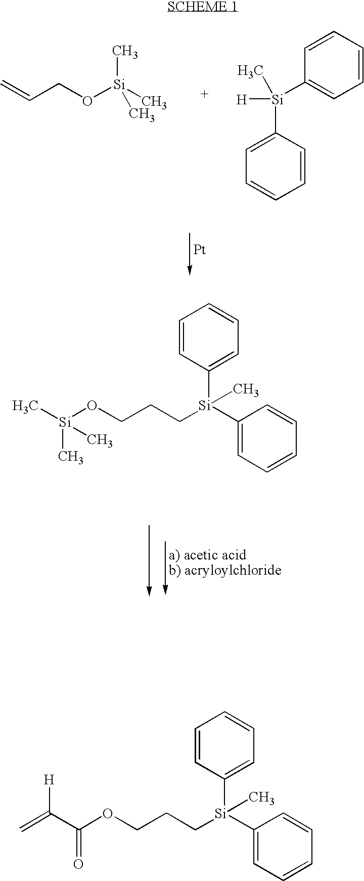 High refractive index aromatic-based silyl monomers