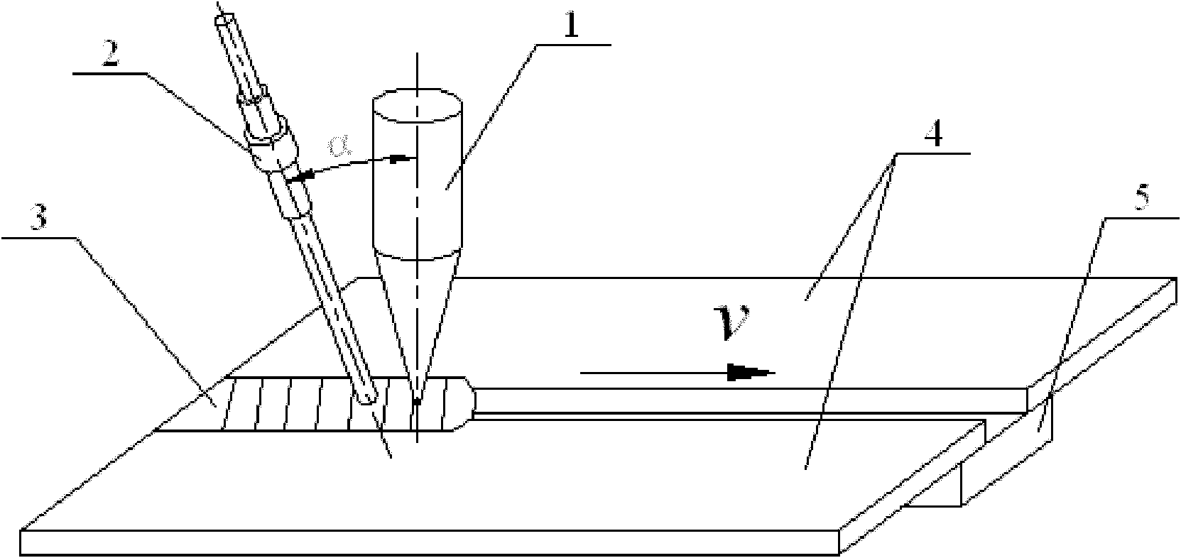 Non-contact-type ultrasonic-assisted laser welding method