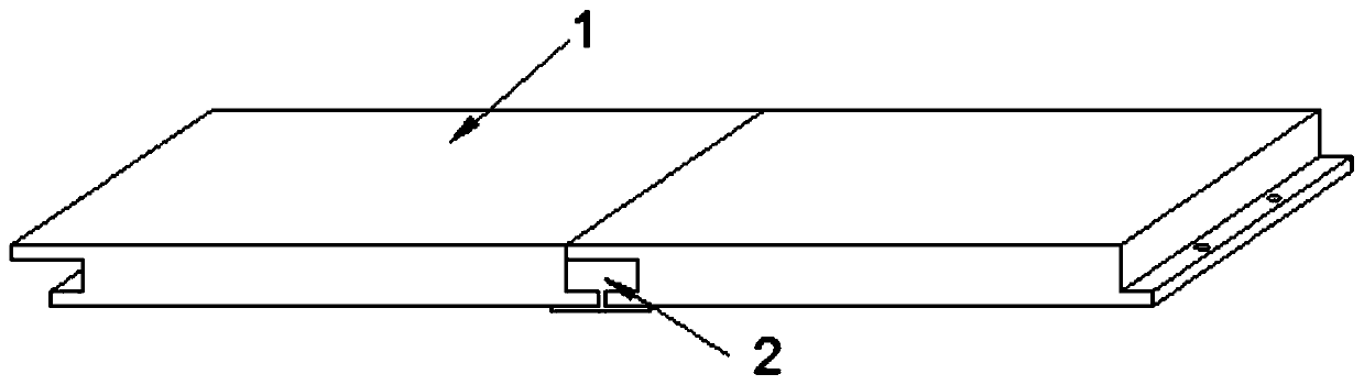 Splicing-type magnesium oxychloride cement composite wood chip board