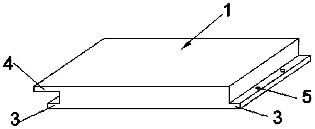 Splicing-type magnesium oxychloride cement composite wood chip board