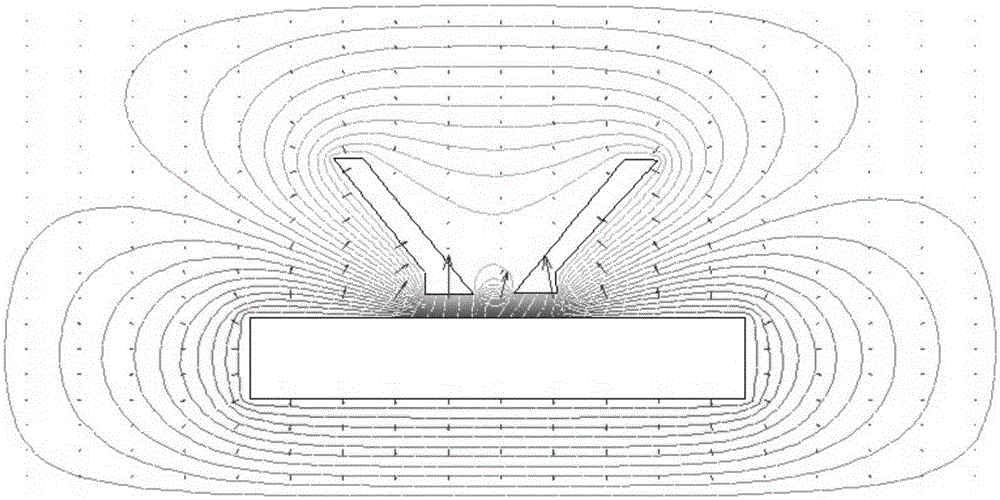 A laser processing technology and processing device based on electrostatic field assistance