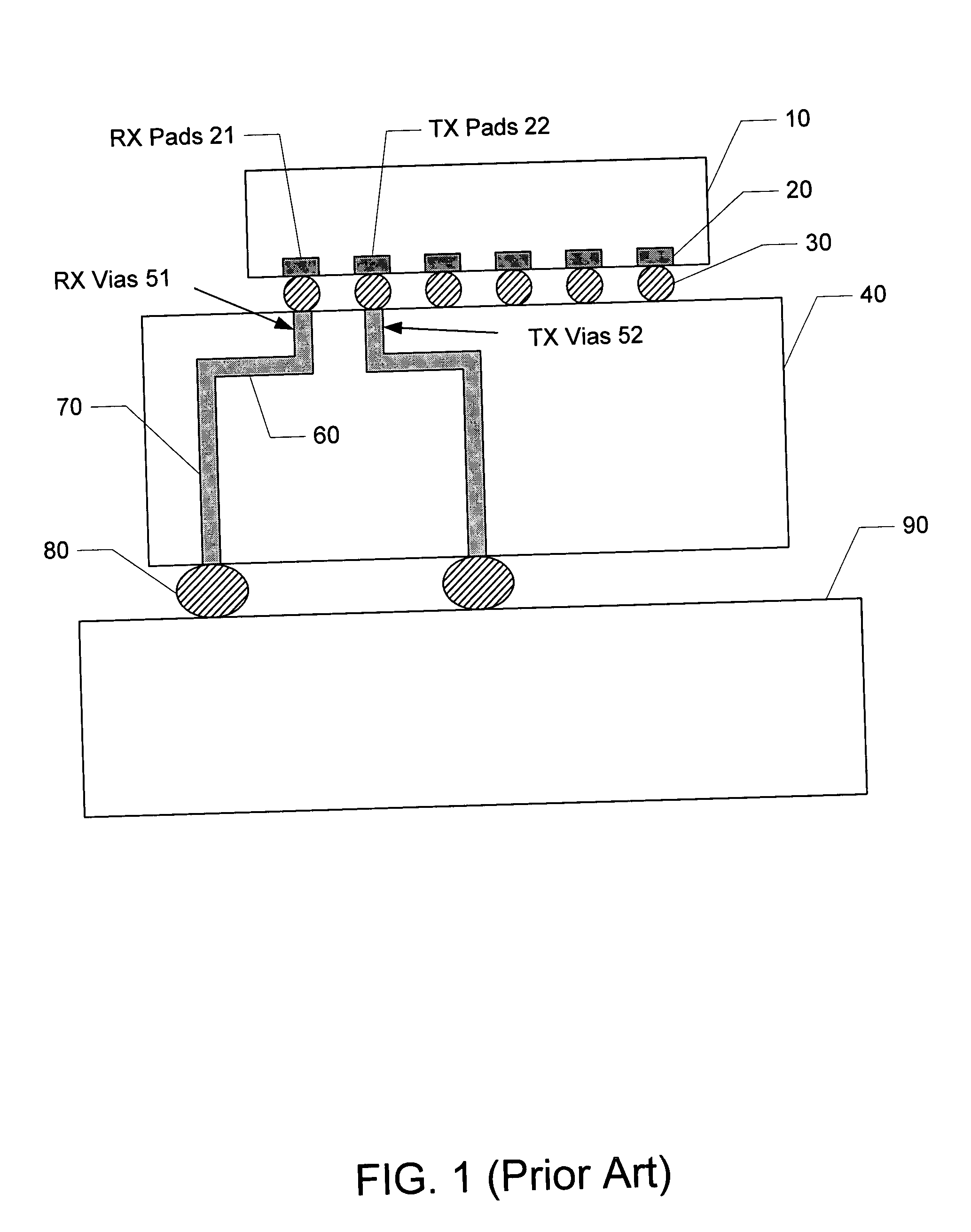 Apparatus and method to reduce signal cross-talk