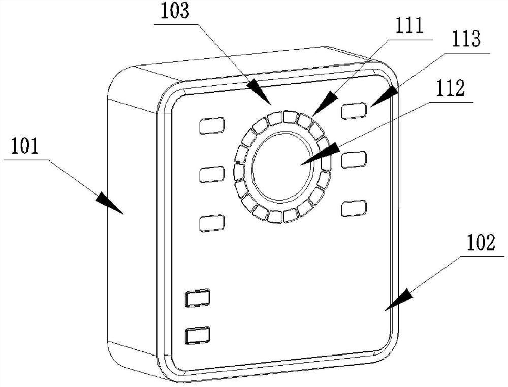 Active guiding type breathing training device and method