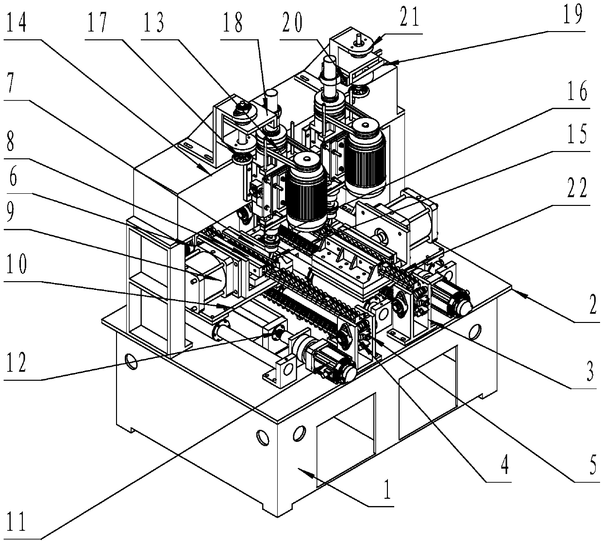 Special milling machine for square riser