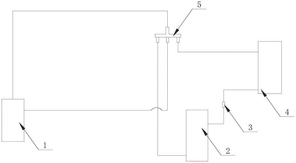 Control method for controlling air source heat pump to be defrosted with suction temperature and water heater