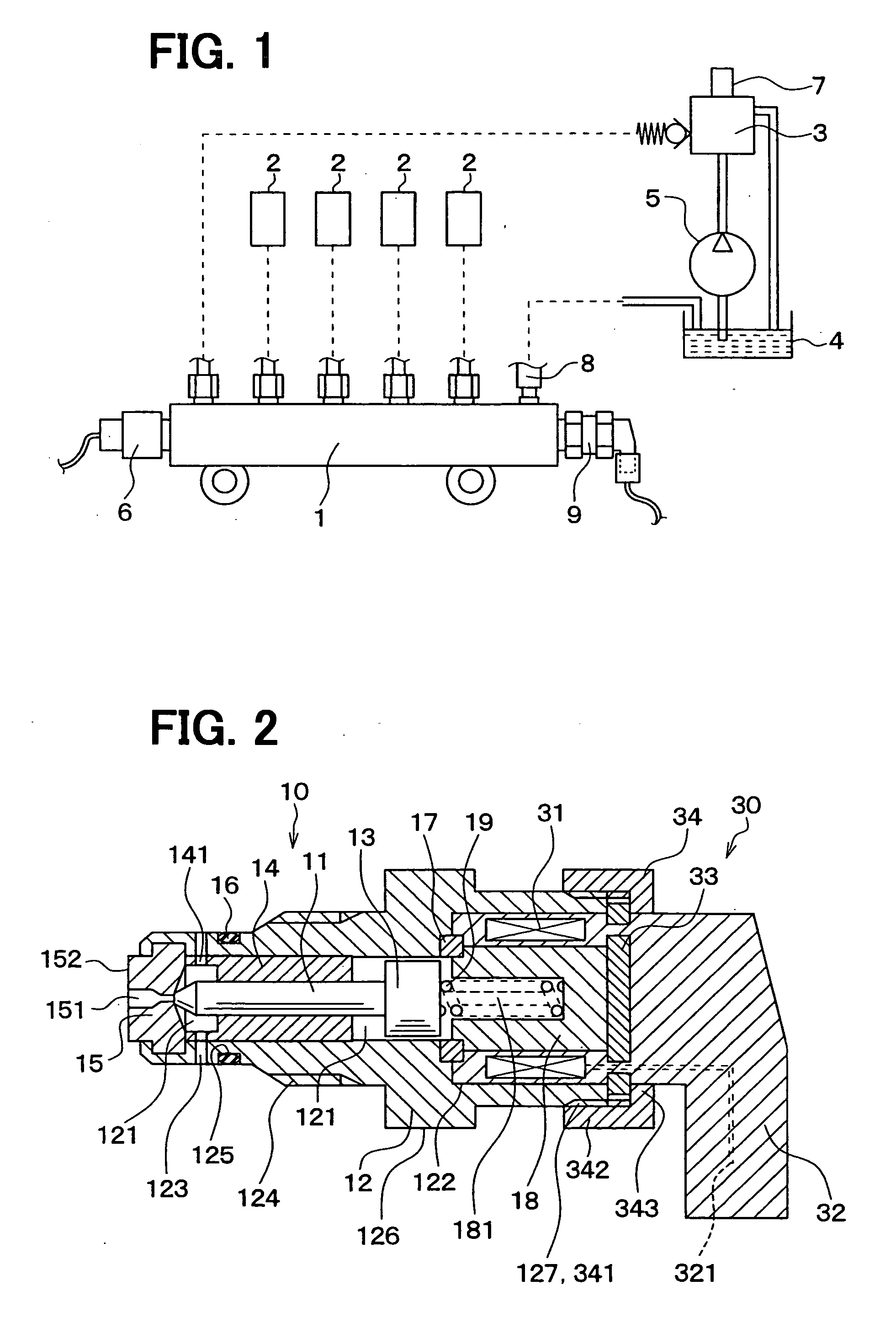 Depressurizing valve and fuel injection device