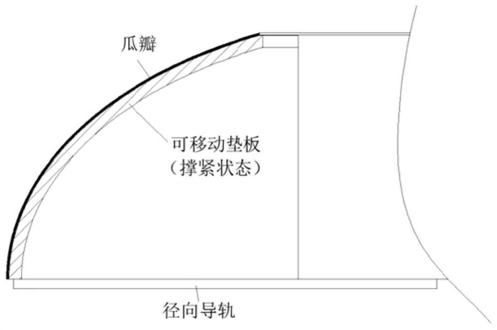 A friction stir welding device and method for the longitudinal seam of the bottom circular ring of a large-diameter launch vehicle