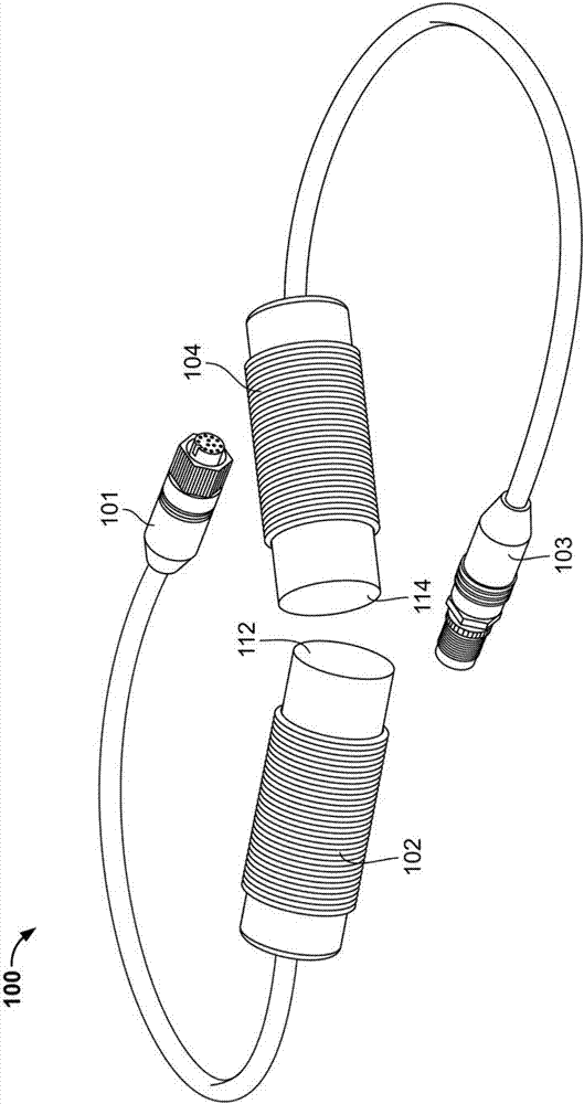 Contactless Connector System Having Feedback From Secondary Side