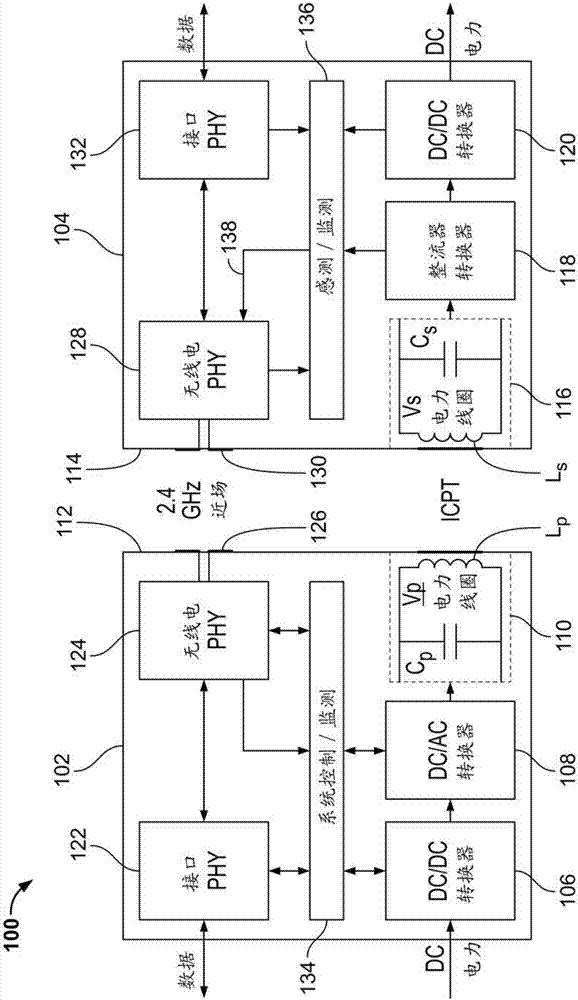 Contactless Connector System Having Feedback From Secondary Side