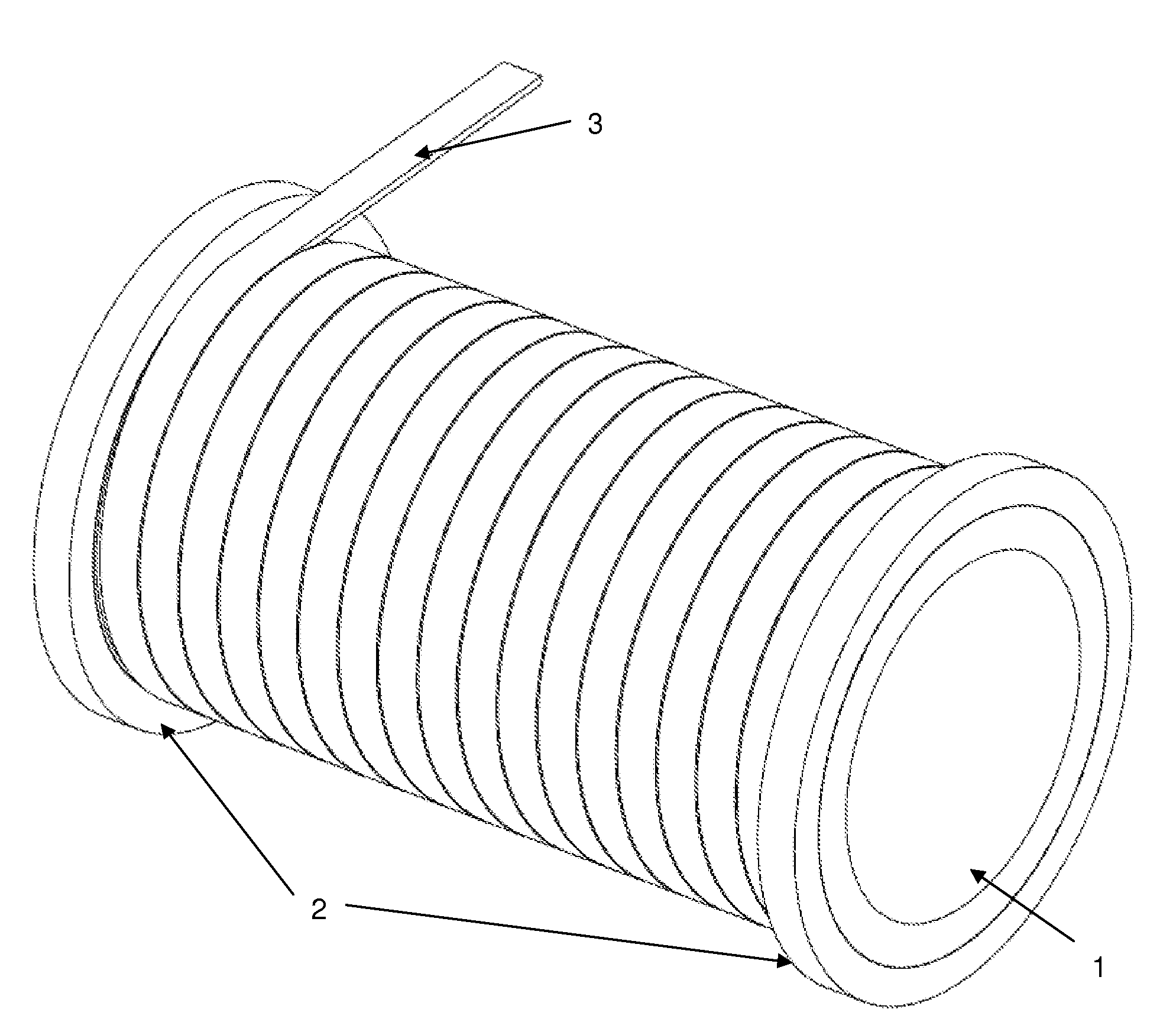 Method of manufacturing and structure of prestressed composite reinforcements