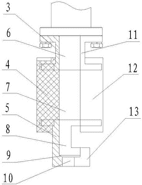 Drill rod buffer positioning device of hydraulic rock drill