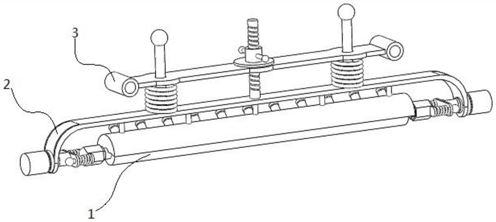 Grinding cleaning rolling brush device