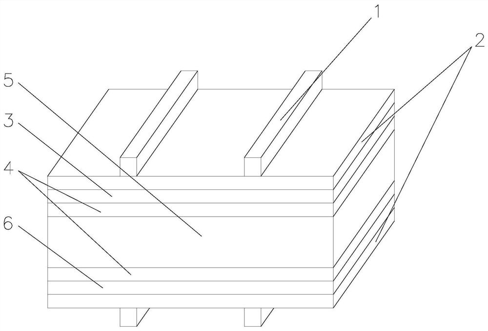 Heterojunction photovoltaic cell of grid line electrode without silver paste