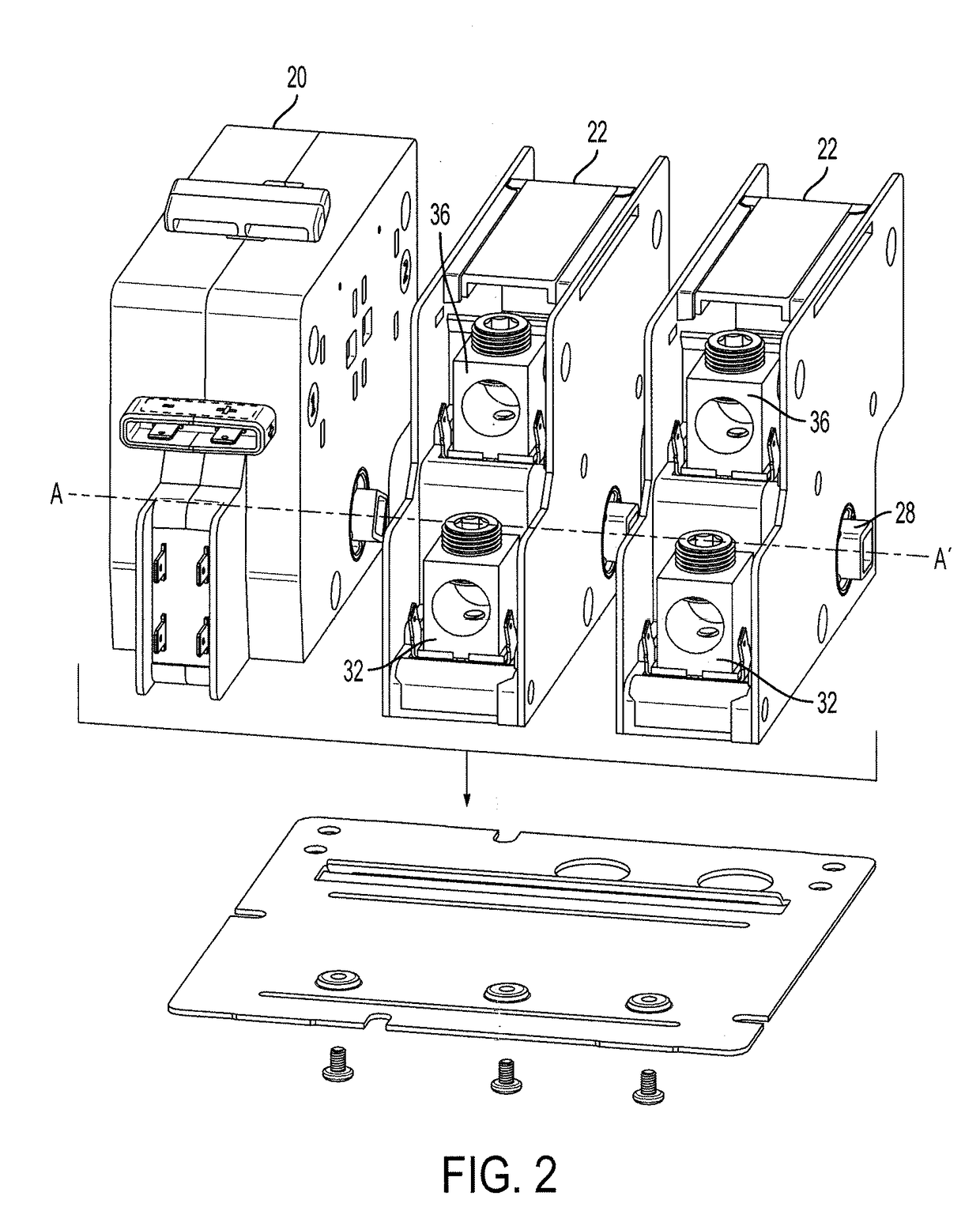 Electrical power transfer switch