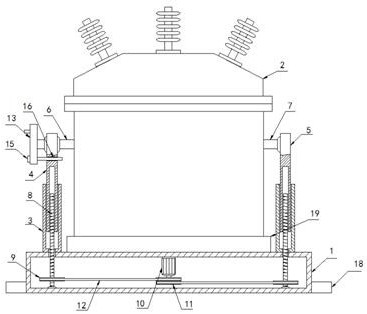 Indoor vacuum circuit breaker convenient to maintain and install