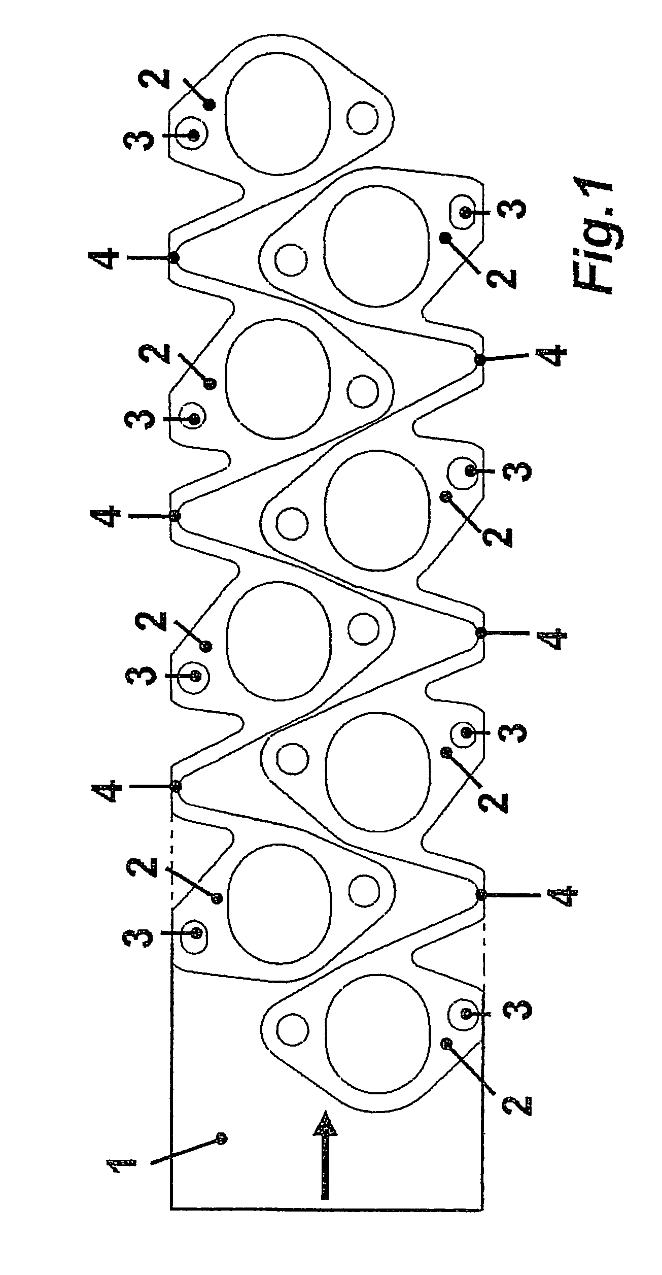 Manifold flange