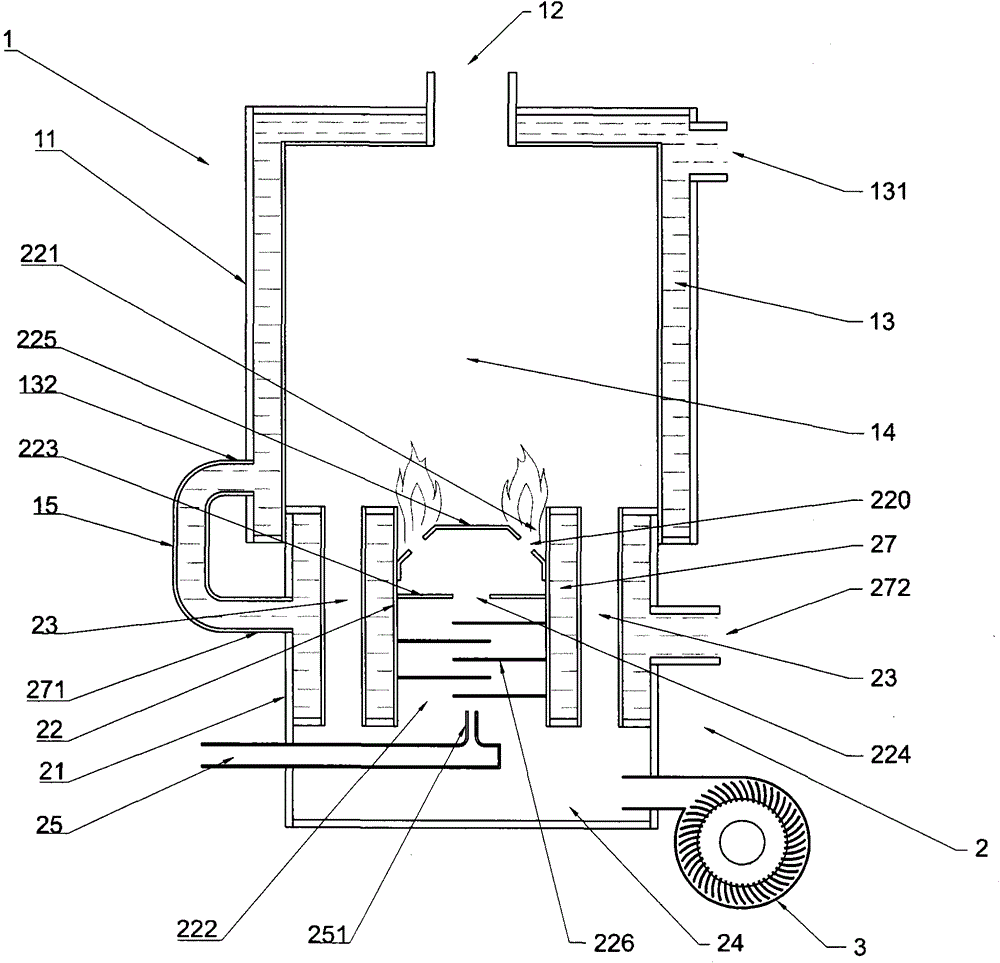 gas boiler burner