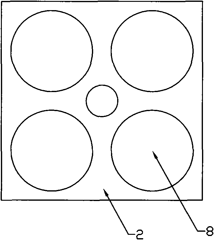 Solar heating system for building with cast-in-situ open-web floor