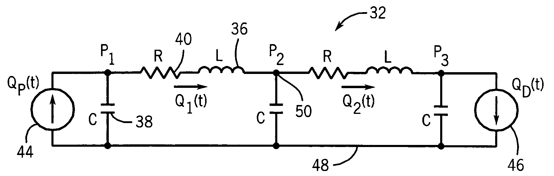 Continuous, non-invasive technique for determining blood pressure using a transmission line model and transcutaneous ultrasound measurements