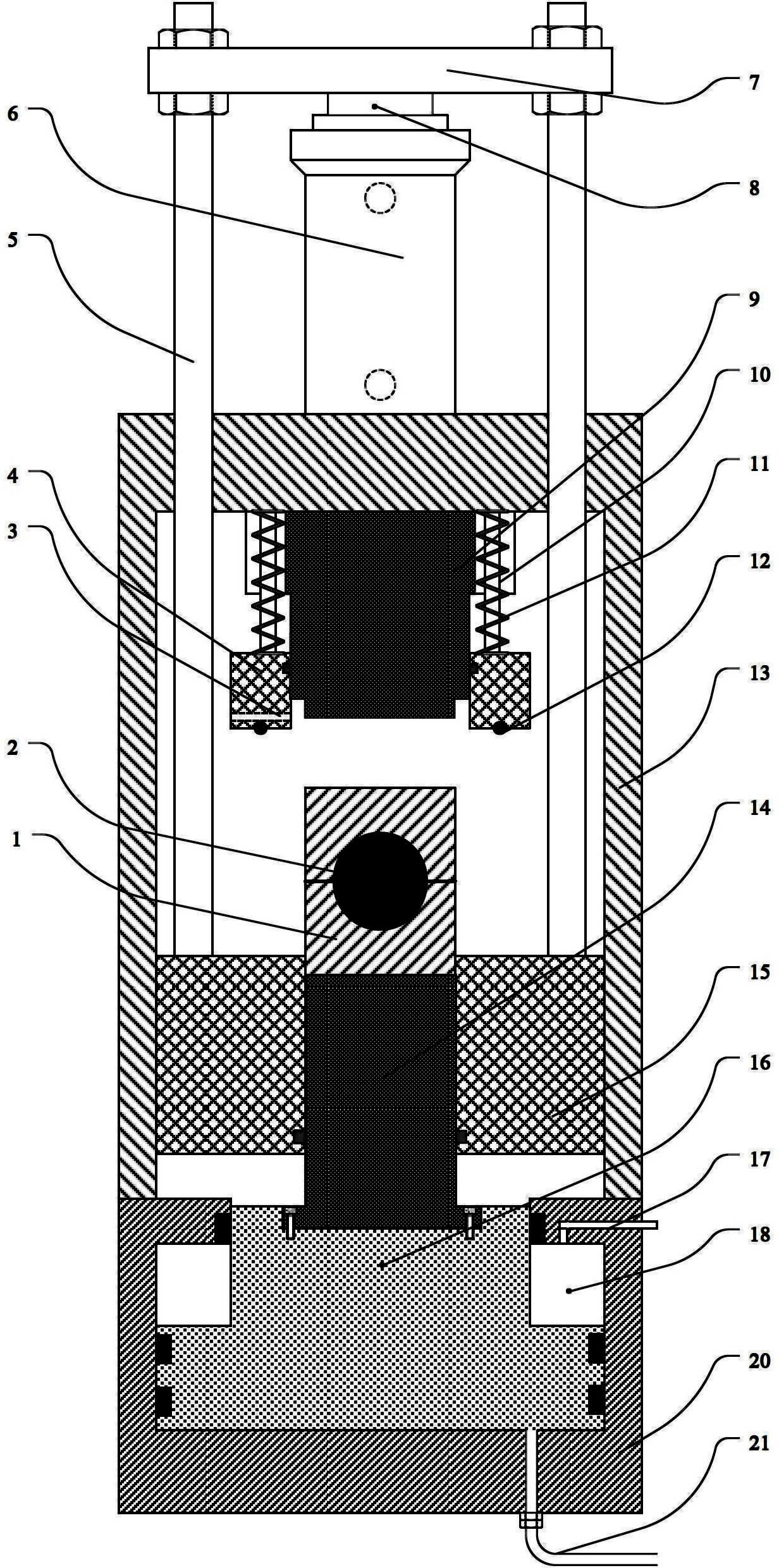 Quasi-isostatic pressing vacuum hydraulic machine