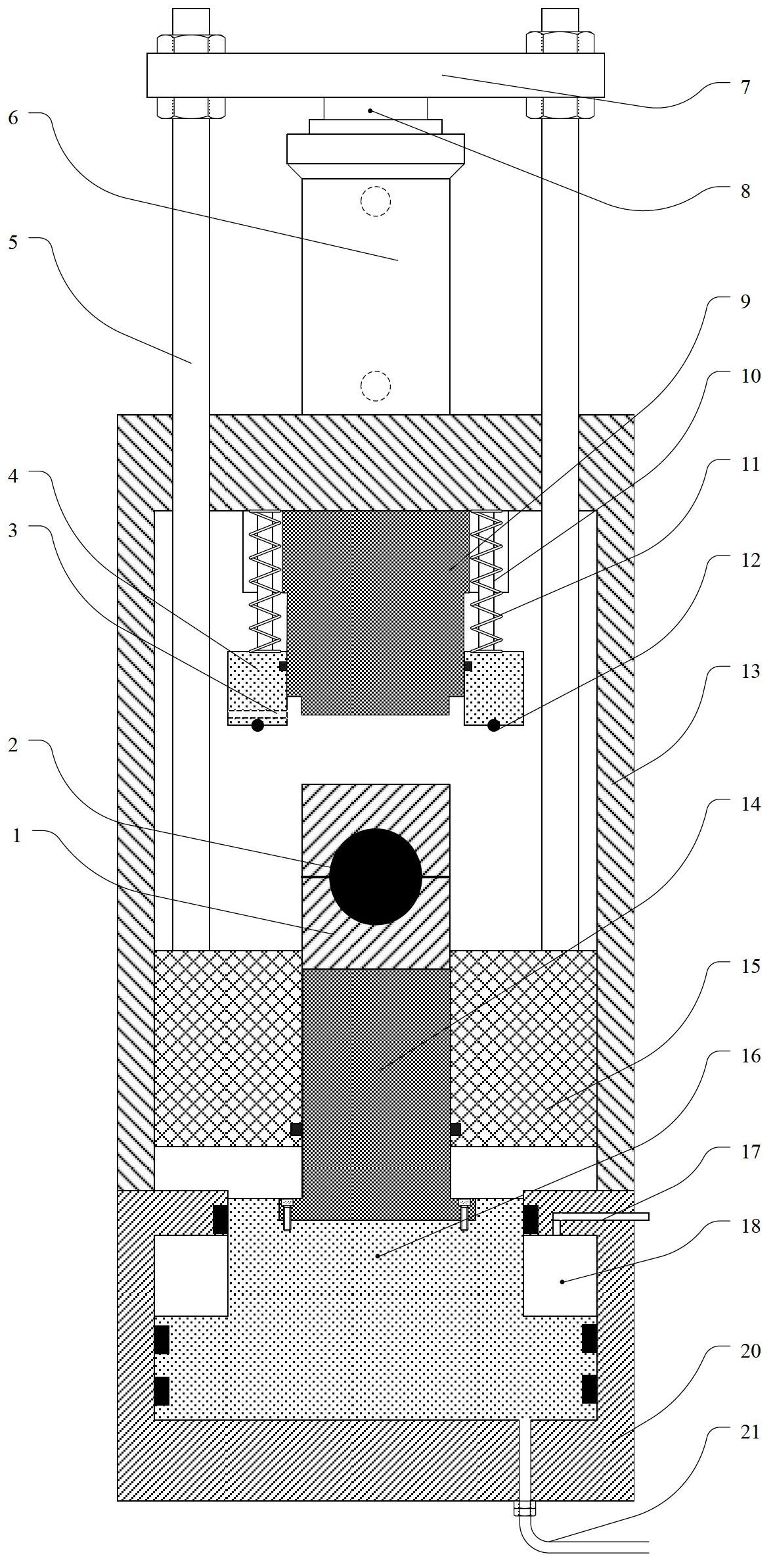 Quasi-isostatic pressing vacuum hydraulic machine