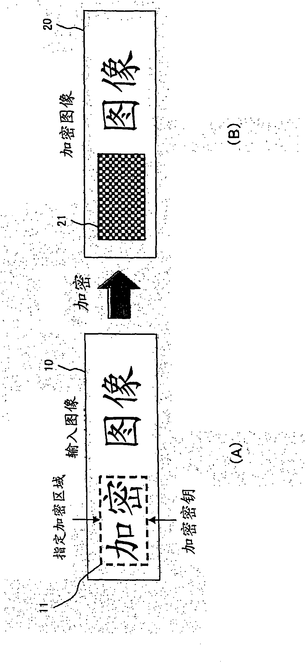 Image encrypting device, image decrypting device, method and program