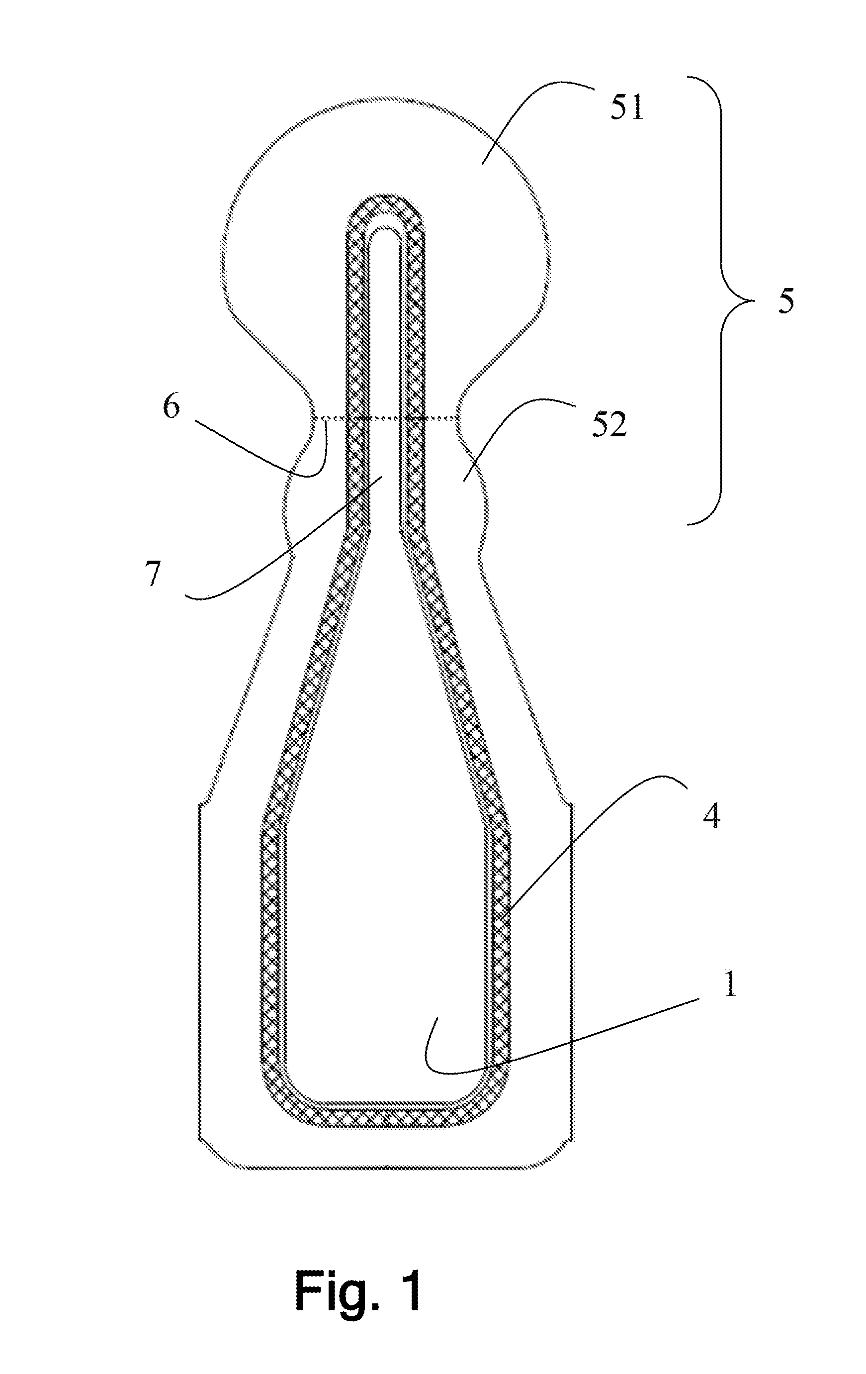 Non-resealable thermoformed packaging for liquid or pasty substances