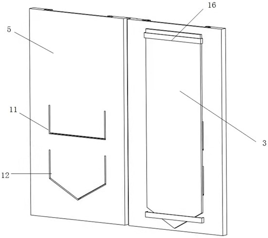 Ironing-free pocket cover template capable of meeting human body comfort requirement