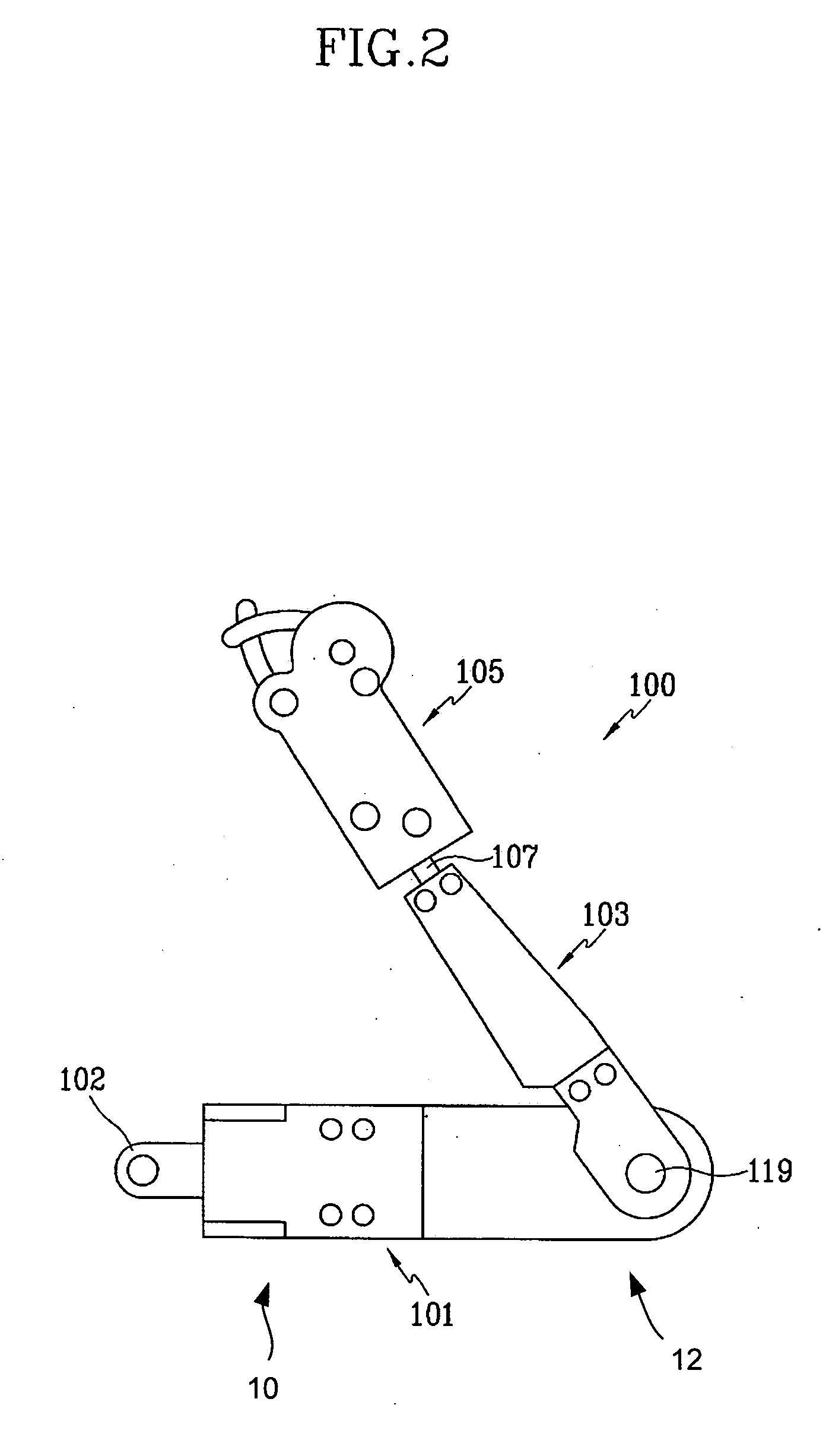 Arm assembly for a crash test dummy