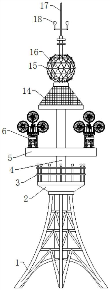 Communication base station utilizing 5G network slicing technology